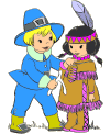 Kid Thanksgiving coloring pages
