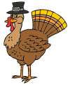 Thanksgiving turkey coloring pages
