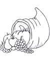 Printable Cornucopia coloring pages