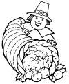 Free cornucopia coloring pages