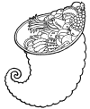 Cornucopia coloring page