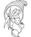 Cornucopia coloring pages