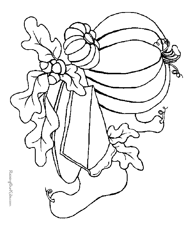 Thanksgiving dinner coloring pages to print