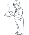 Kid Thanksgiving coloring pages