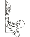 Free Thanksgiving dinner coloring