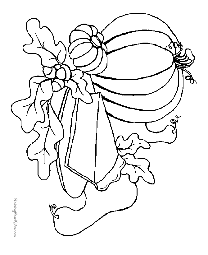 Free Thanksgiving food coloring pages