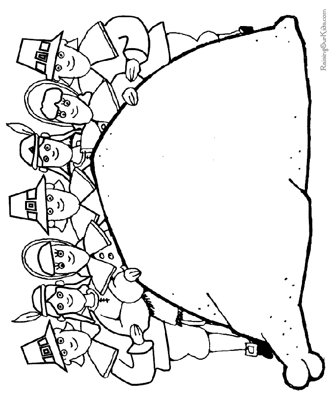 Free Happy Thanksgiving coloring pages