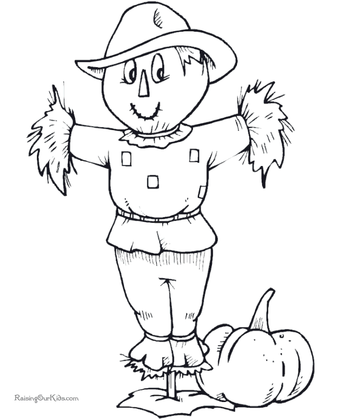 Thanksgiving coloring book pages to print