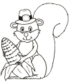 Happy Thanksgiving coloring page