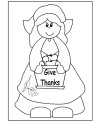 Free Thanksgiving coloring pages