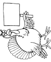 Kid coloring book page