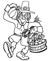Happy coloring book pages