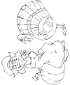 Free Thanksgiving coloring book pages