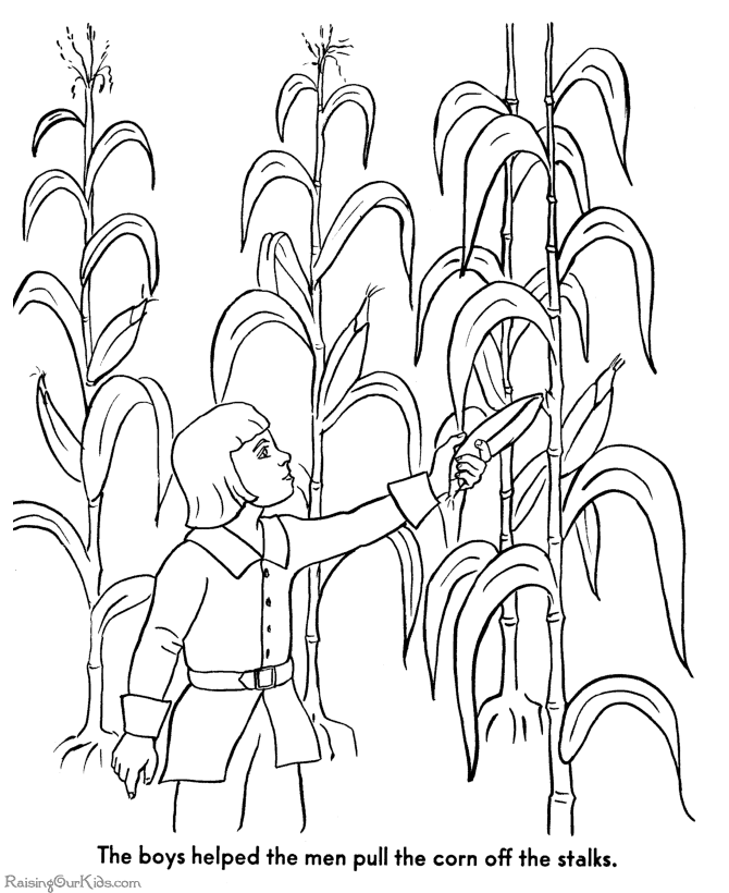 Thanksgiving coloring pages