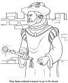 Pilgrims coloring pages
