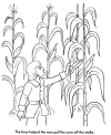 Pilgrim coloring pages