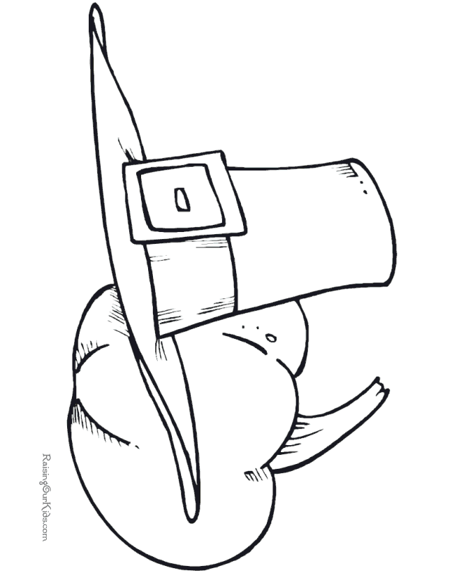 Preschool Thanksgiving kid coloring pages to print