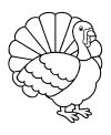 Printable turkey coloring pages