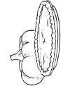 Food Thanksgiving coloring pages