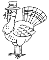 Preschool Thanksgiving coloring pages