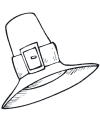 Preschool Pilgrim coloring pages