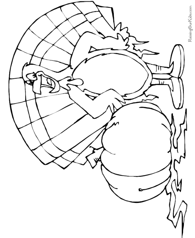 Printables turkey Thanksgiving pages