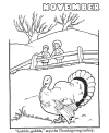 Printable turkey coloring pages