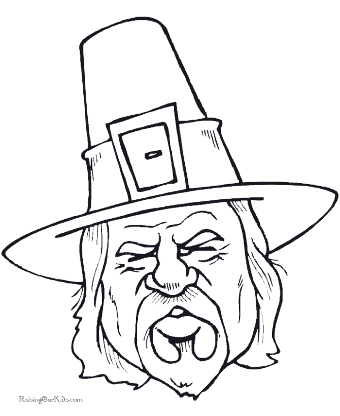 Thanksgiving Story printable coloring sheets
