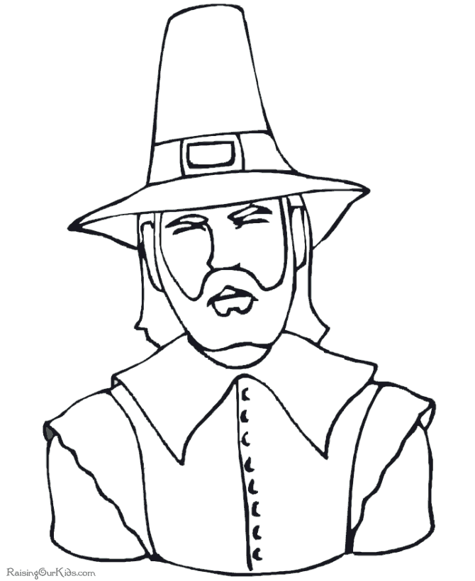 Child Thanksgiving coloring sheets