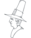 Printable Pilgrims to color