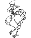 Free turkey coloring sheets