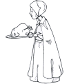 First Thanksgiving coloring sheets