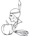 Story of Thanksgiving coloring sheets
